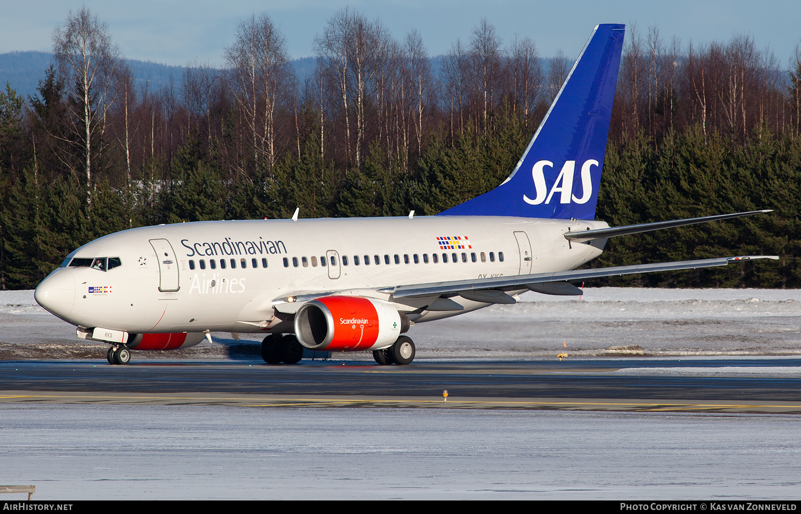 Aircraft Photo of OY-KKS | Boeing 737-683 | Scandinavian Airlines - SAS | AirHistory.net #342147