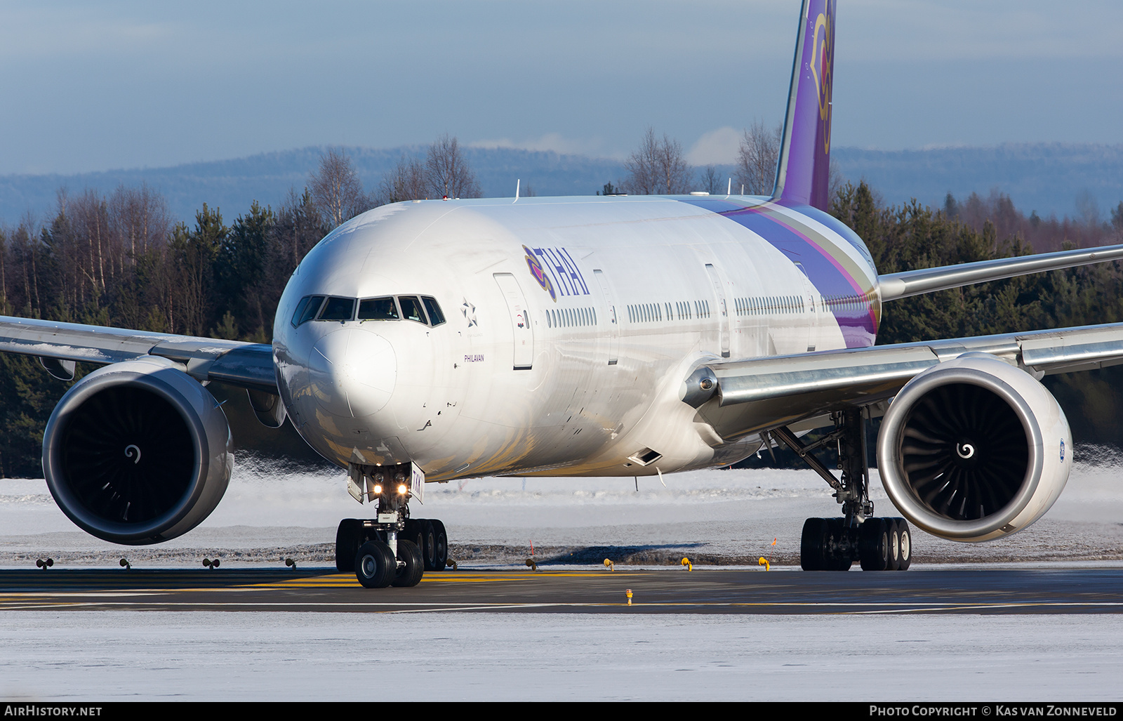 Aircraft Photo of HS-TKK | Boeing 777-3AL/ER | Thai Airways International | AirHistory.net #342160