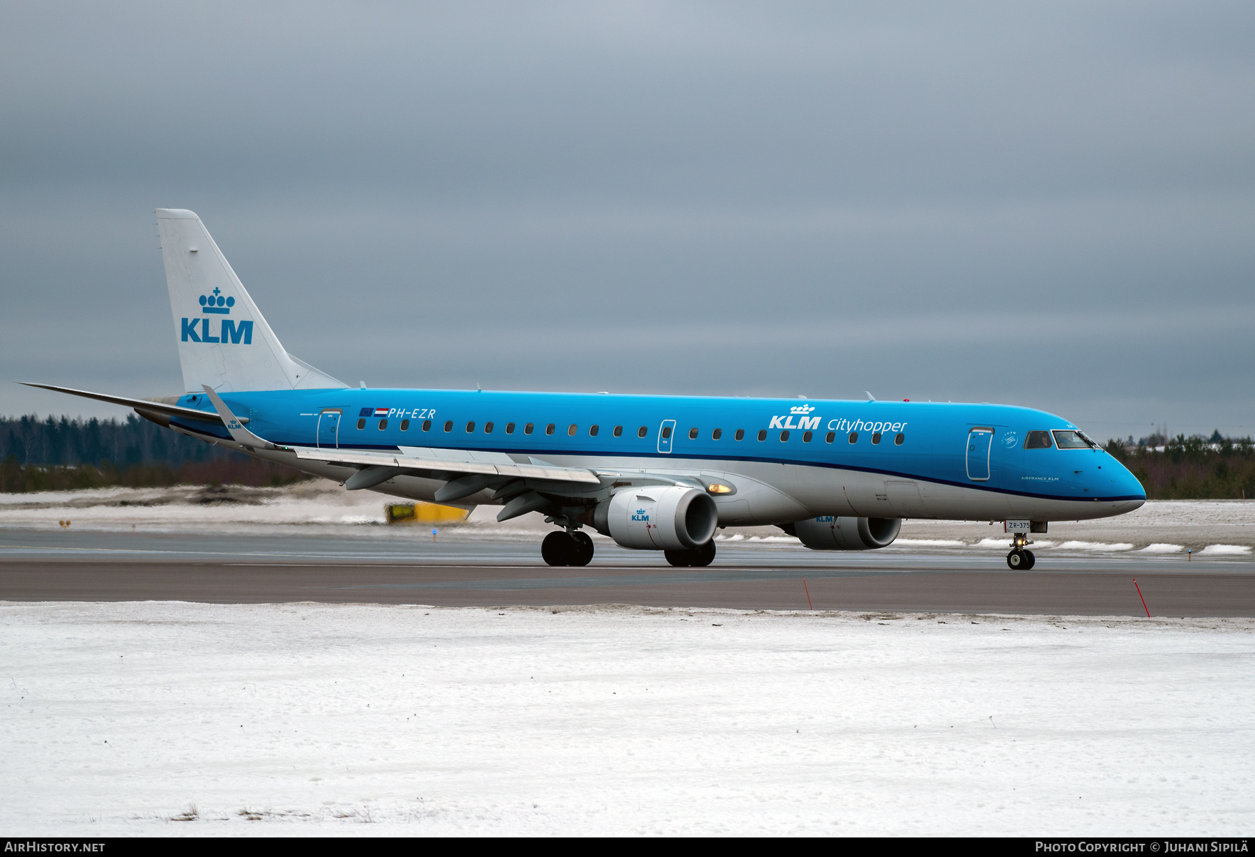 Aircraft Photo of PH-EZR | Embraer 190STD (ERJ-190-100STD) | KLM Cityhopper | AirHistory.net #342200