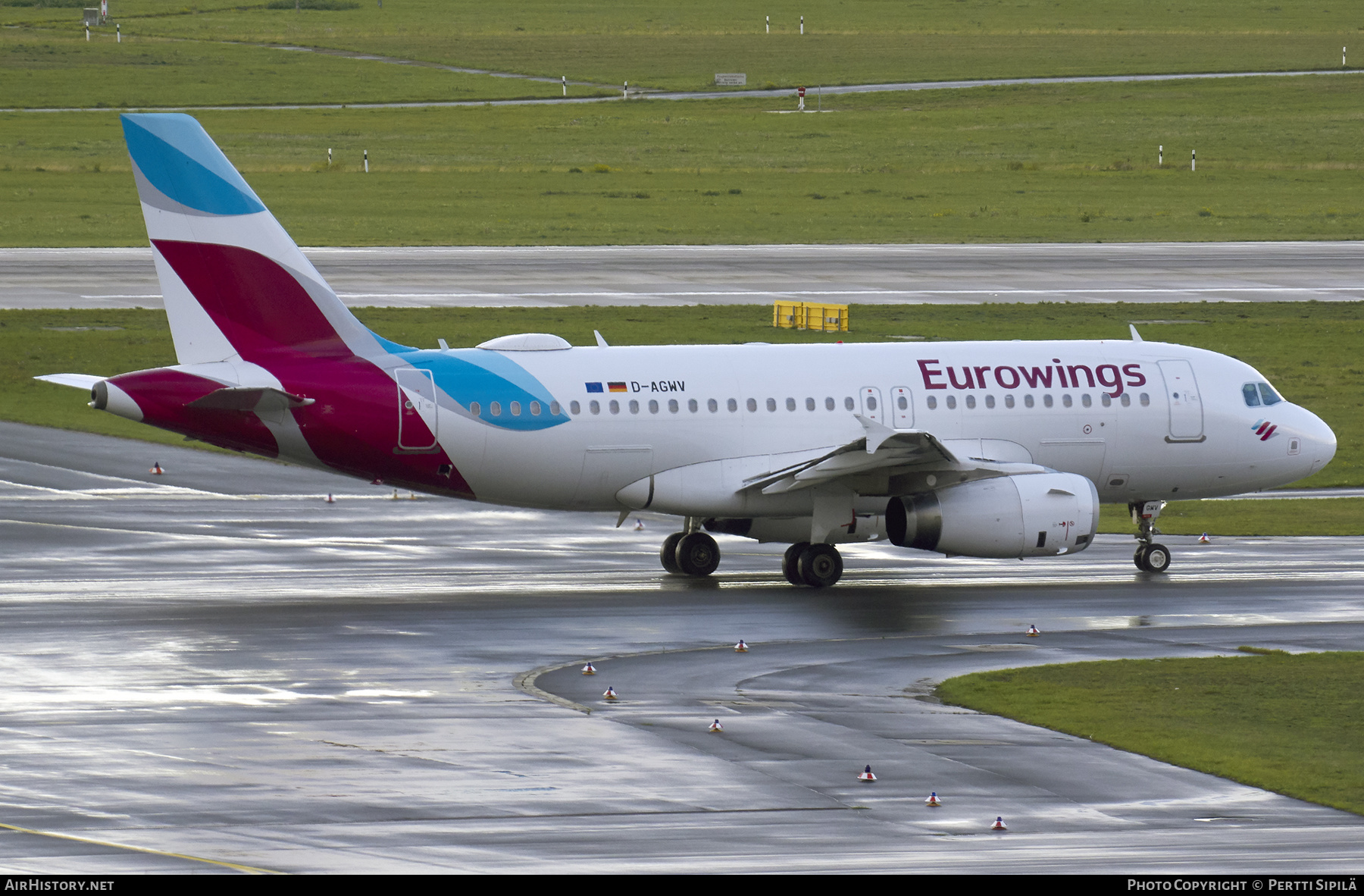 Aircraft Photo of D-AGWV | Airbus A319-132 | Eurowings | AirHistory.net #342228