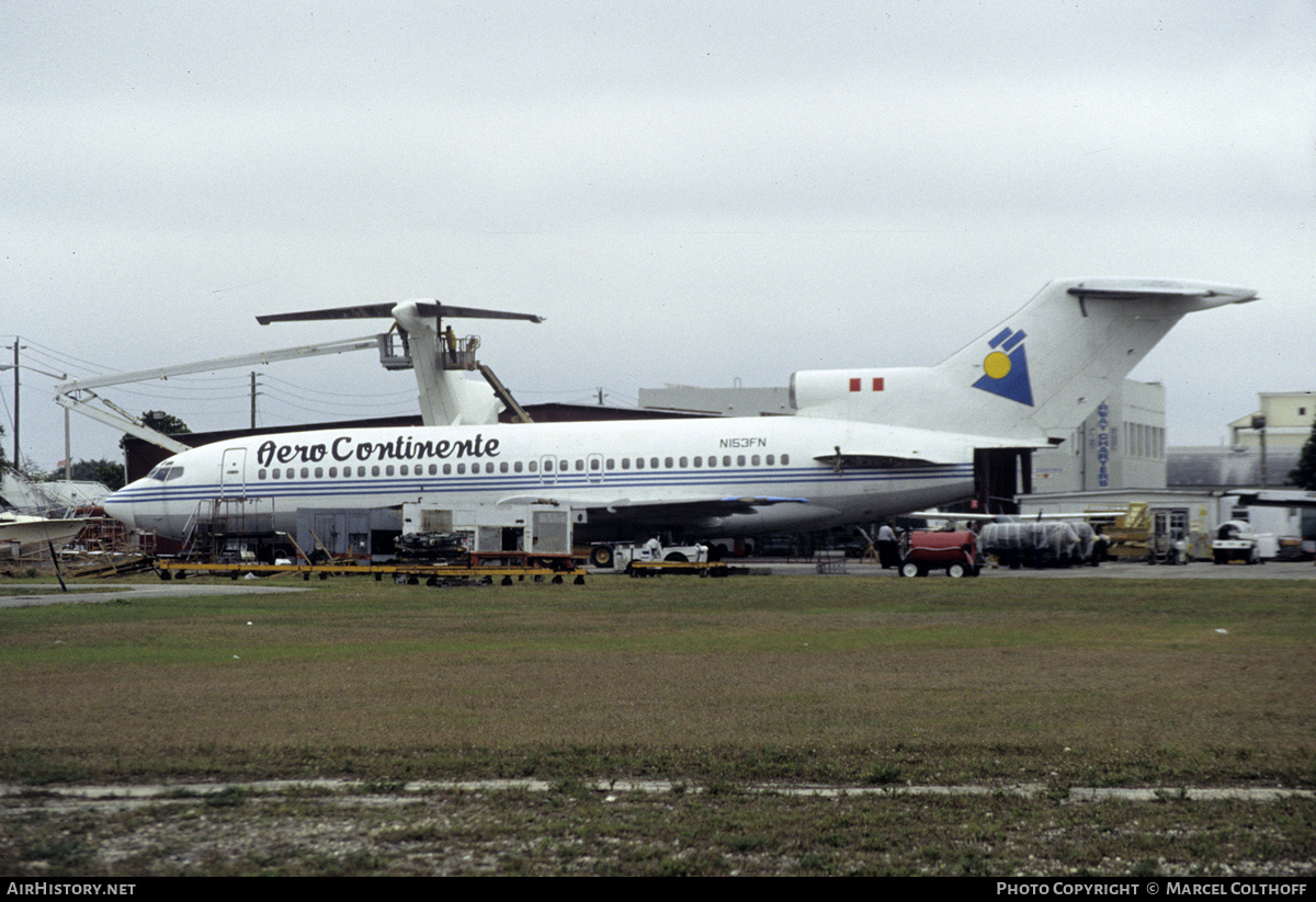 Aircraft Photo of N153FN | Boeing 727-35 | Aero Continente | AirHistory.net #342230