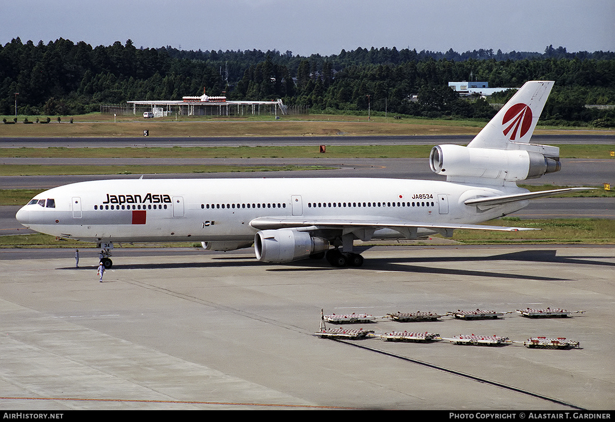 Aircraft Photo of JA8534 | McDonnell Douglas DC-10-40I | Japan Asia Airways - JAA | AirHistory.net #342234
