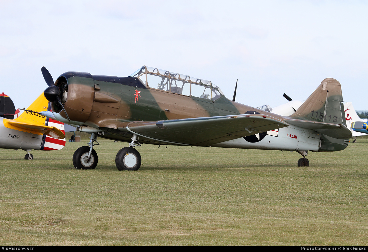 Aircraft Photo of F-AZAU / 115113 | North American T-6G Texan | USA - Air Force | AirHistory.net #342267