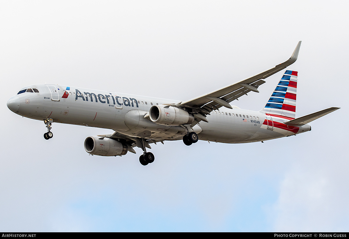 Aircraft Photo of N143AN | Airbus A321-231 | American Airlines | AirHistory.net #342272