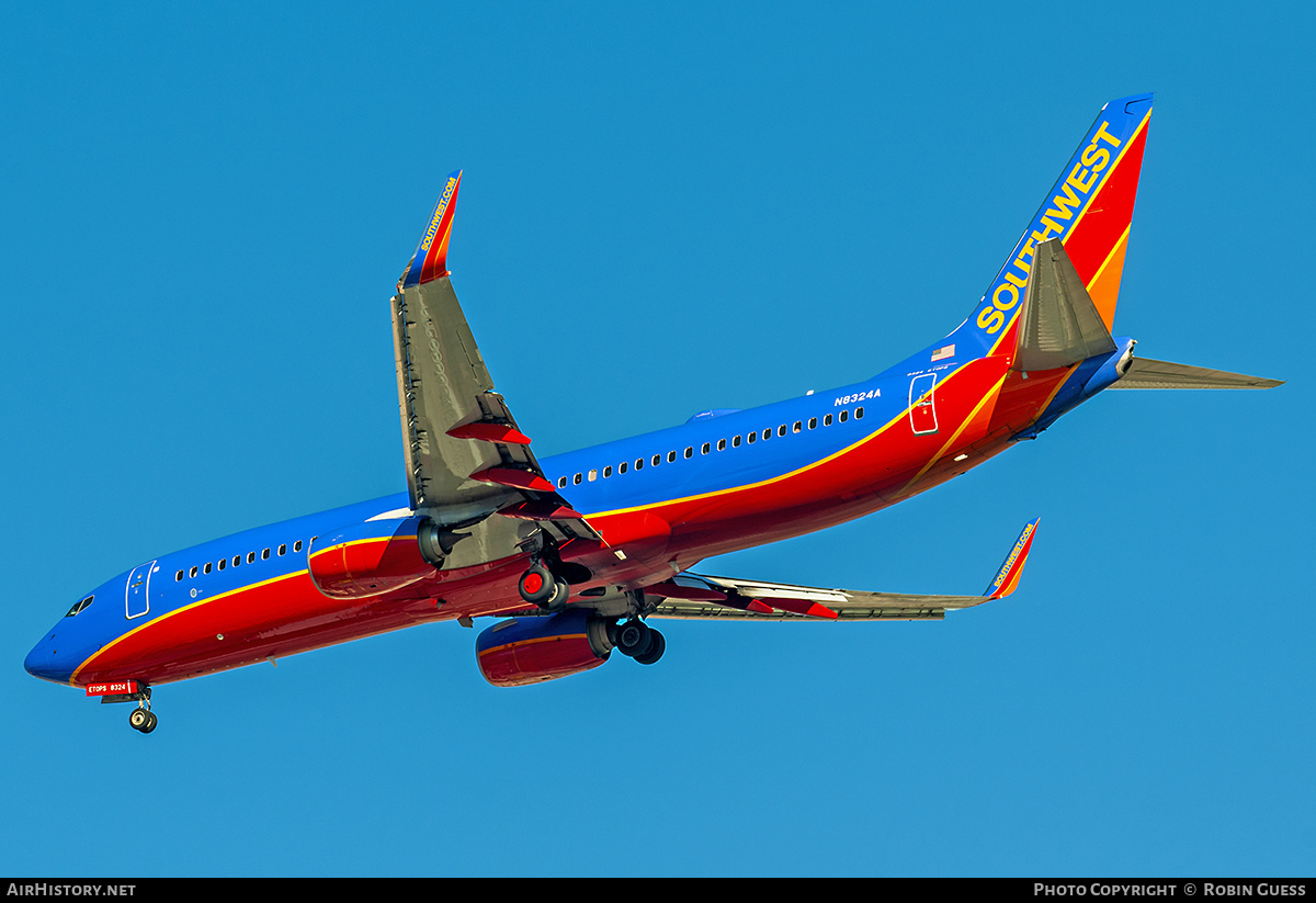 Aircraft Photo of N8324A | Boeing 737-8H4 | Southwest Airlines | AirHistory.net #342282