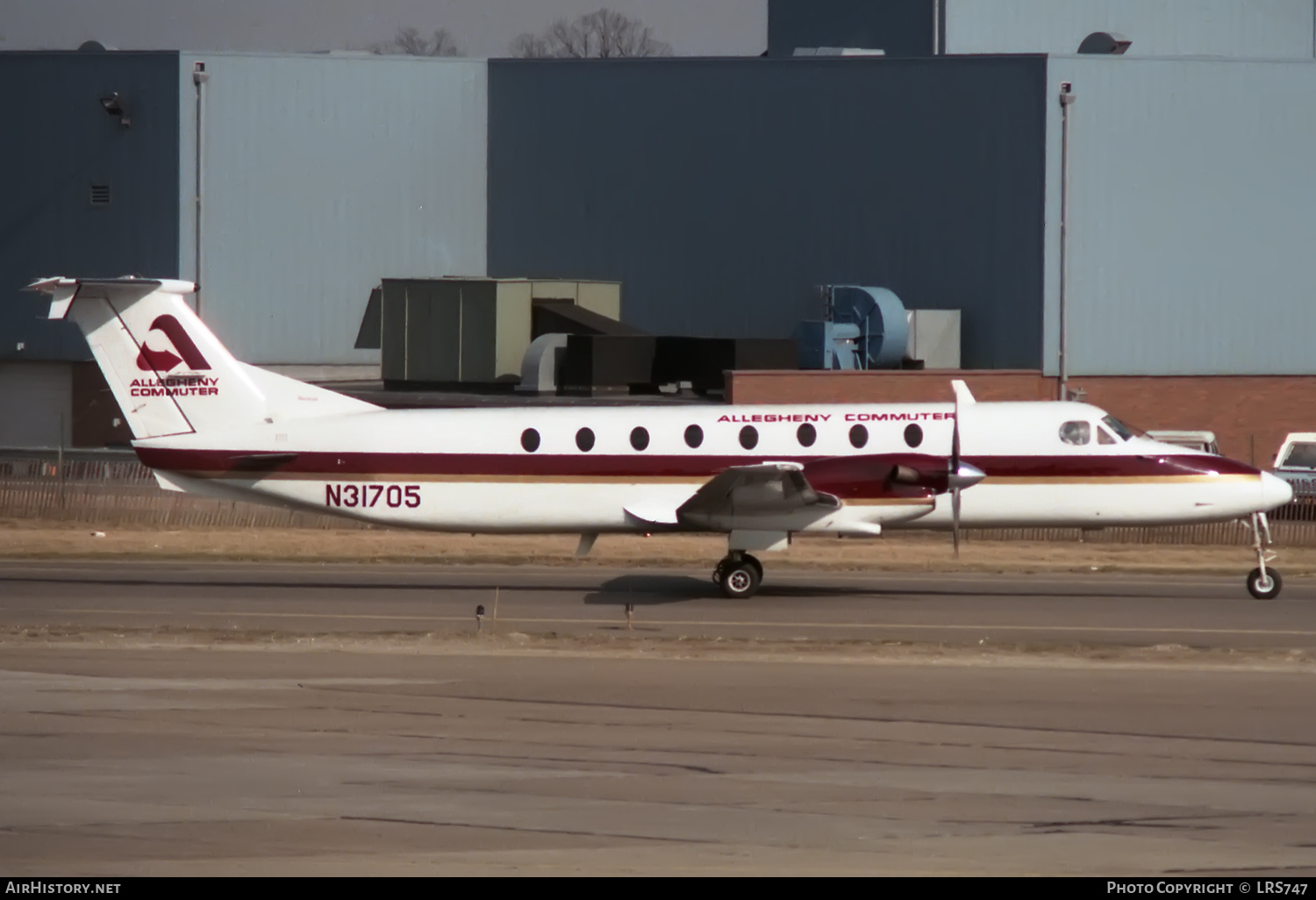 Aircraft Photo of N31705 | Beech 1900C | Allegheny Commuter | AirHistory.net #342339