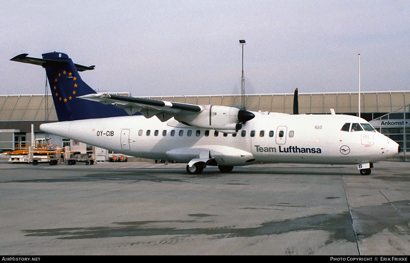 Aircraft Photo of OY-CIB | ATR ATR-42-300 | Team Lufthansa | AirHistory.net #342344