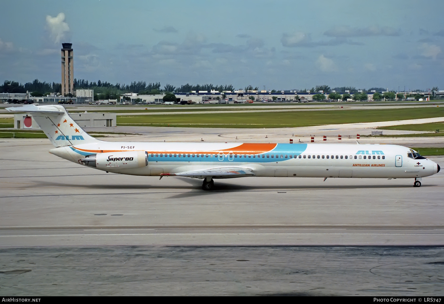 Aircraft Photo of PJ-SEF | McDonnell Douglas MD-82 (DC-9-82) | ALM Antillean Airlines | AirHistory.net #342347