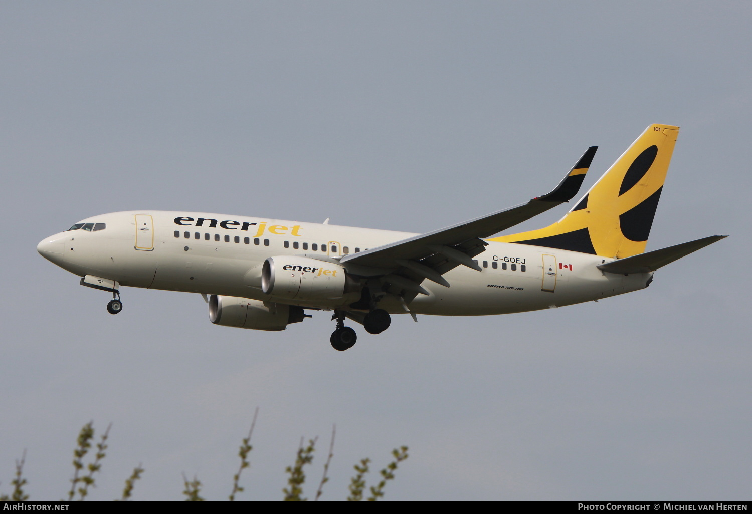 Aircraft Photo of C-GOEJ | Boeing 737-7BD | Enerjet | AirHistory.net #342349