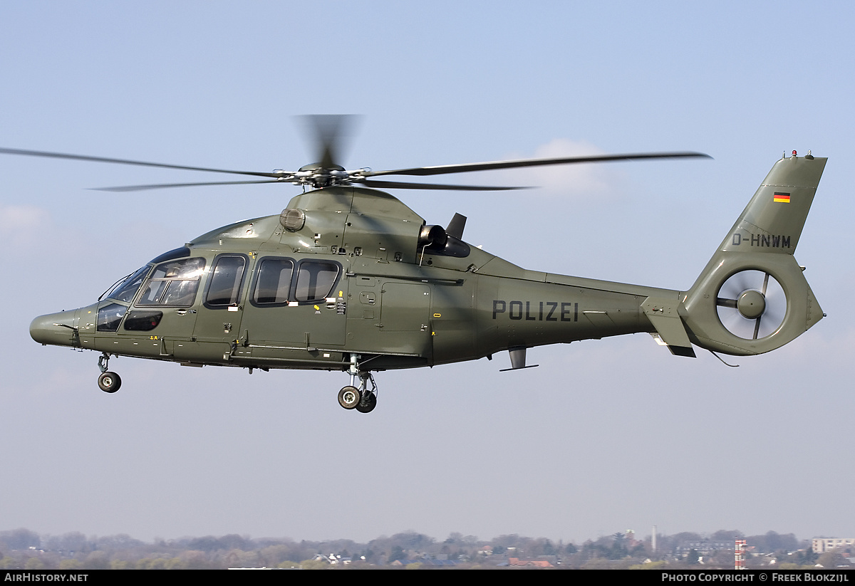 Aircraft Photo of D-HNWM | Eurocopter EC-155B | Polizei Nordrhein-Westfalen | AirHistory.net #342387