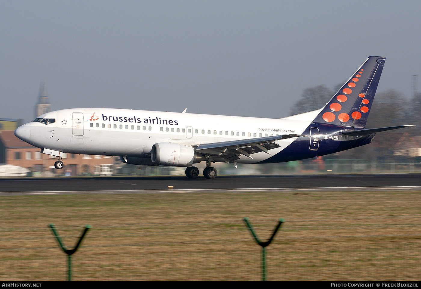 Aircraft Photo of OO-VEN | Boeing 737-36N | Brussels Airlines | AirHistory.net #342402