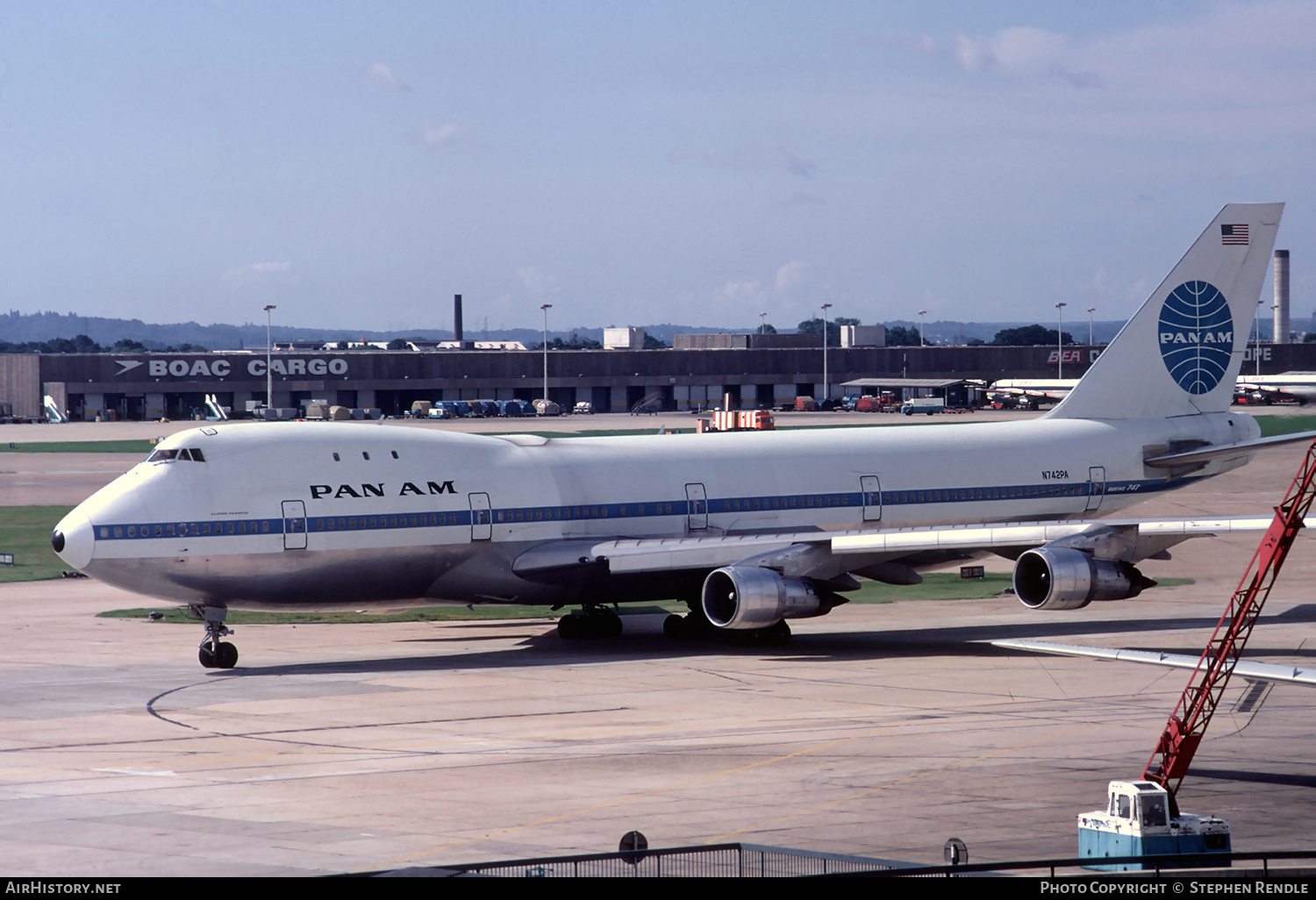 Aircraft Photo of N742PA | Boeing 747-121 | Pan American World Airways - Pan Am | AirHistory.net #342428