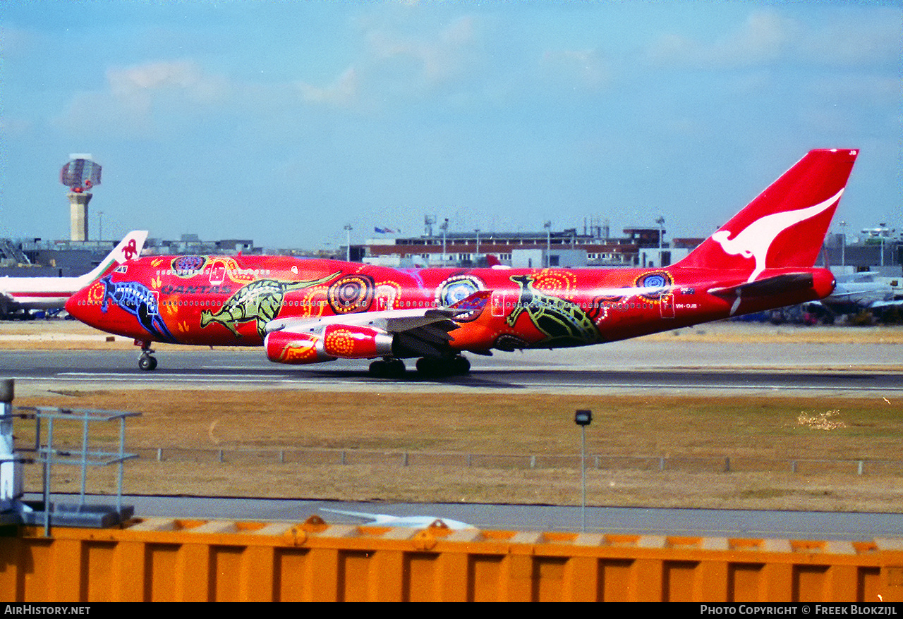 Aircraft Photo of VH-OJB | Boeing 747-438 | Qantas | AirHistory.net #342433