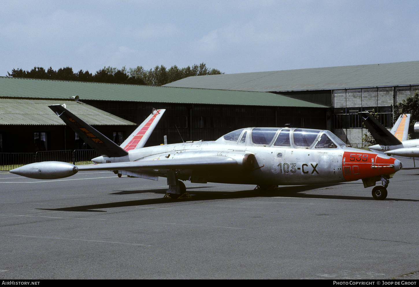 Aircraft Photo of 539 | Fouga CM-170R Magister | France - Air Force | AirHistory.net #342454