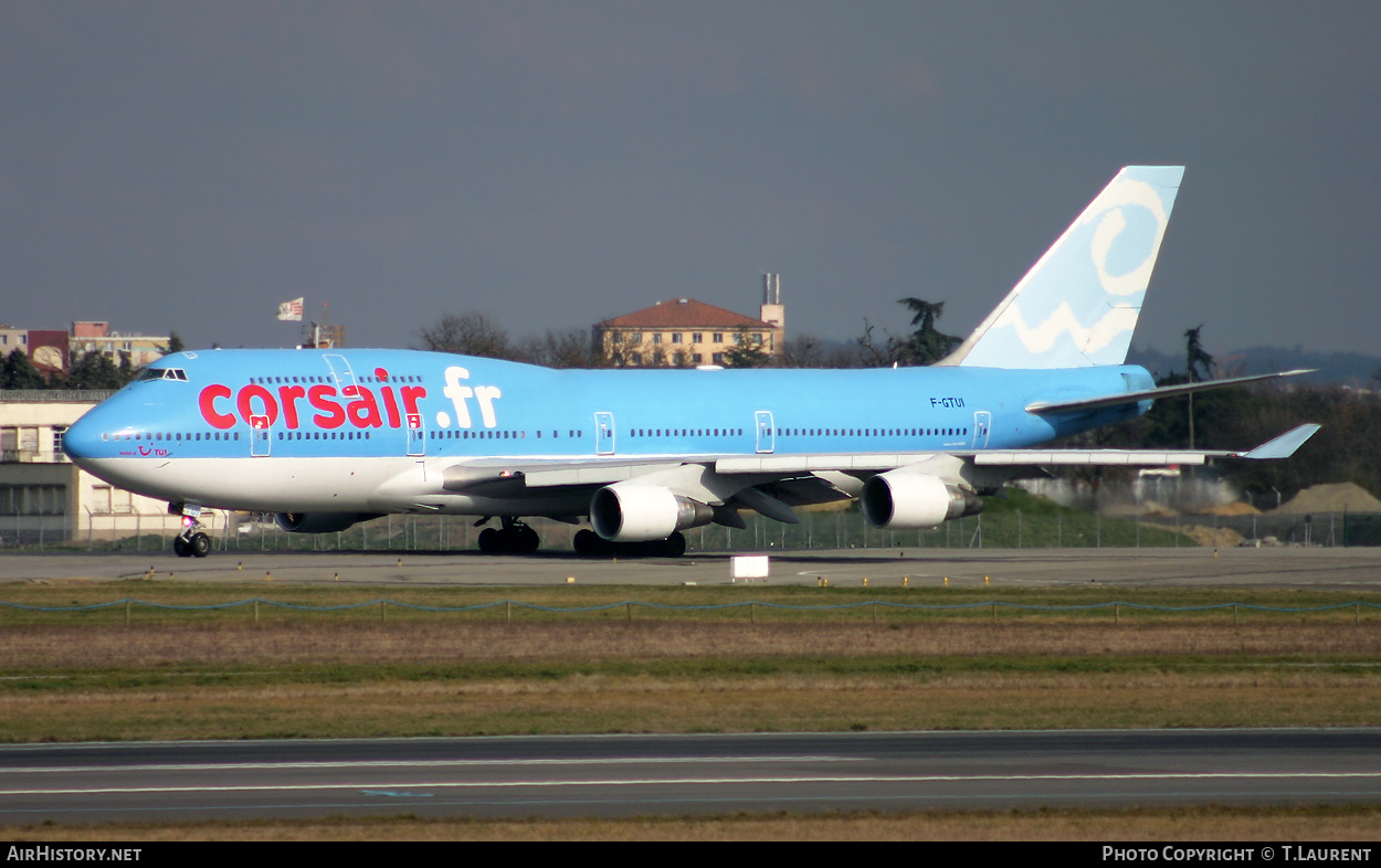 Aircraft Photo of F-GTUI | Boeing 747-422 | Corsair | AirHistory.net #342474