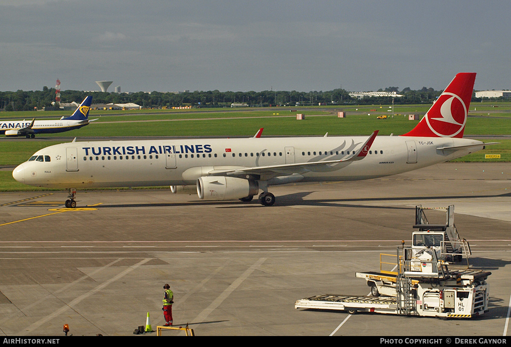 Aircraft Photo of TC-JSK | Airbus A321-231 | Turkish Airlines | AirHistory.net #342497