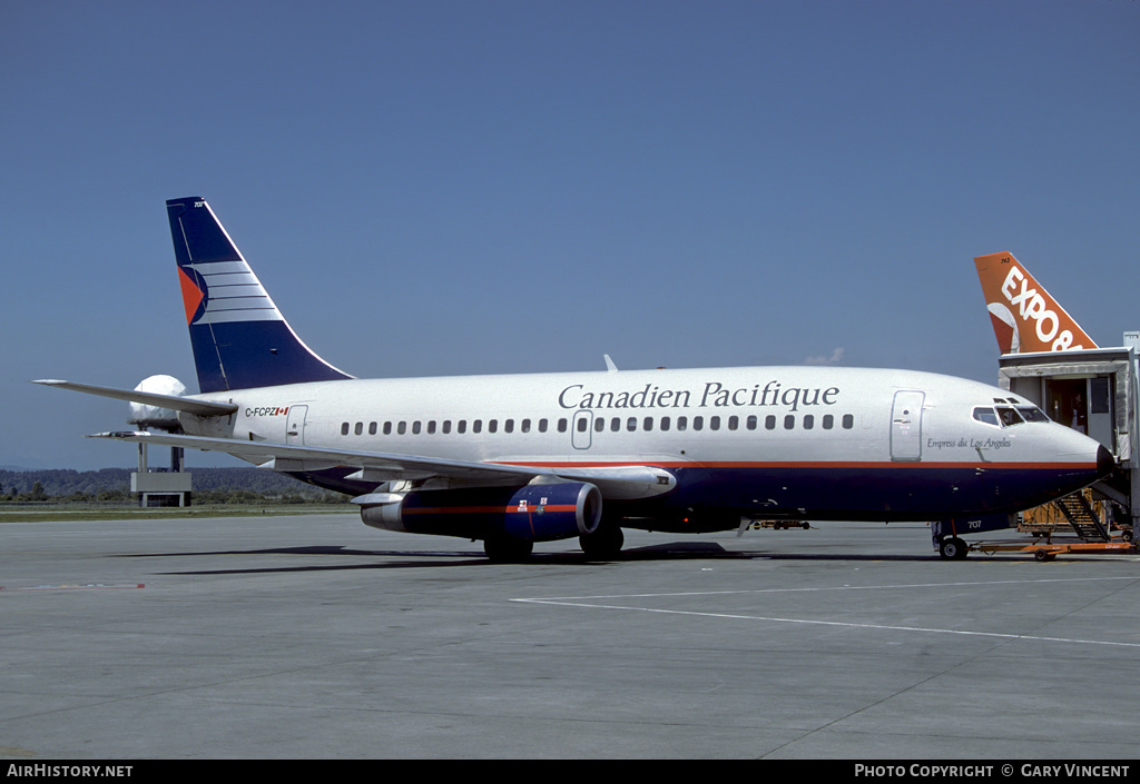 Aircraft Photo of C-FCPZ | Boeing 737-217 | Canadian Pacific - Canadien Pacifique | AirHistory.net #342506