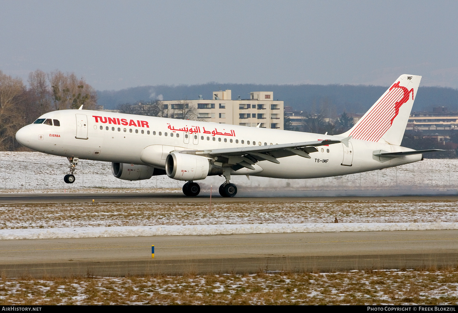 Aircraft Photo of TS-IMF | Airbus A320-211 | Tunisair | AirHistory.net #342512