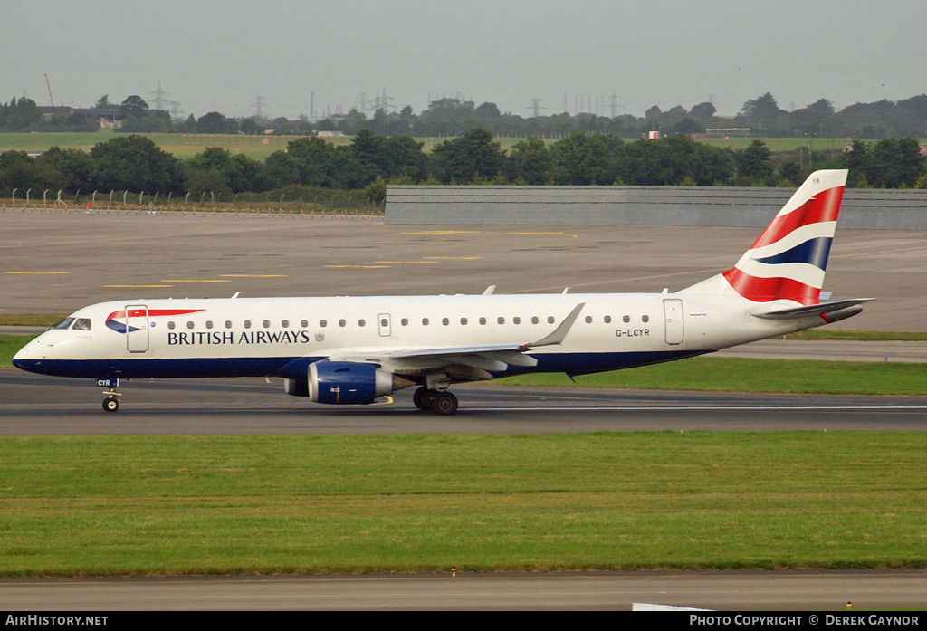 Aircraft Photo of G-LCYR | Embraer 190SR (ERJ-190-100SR) | British Airways | AirHistory.net #342521