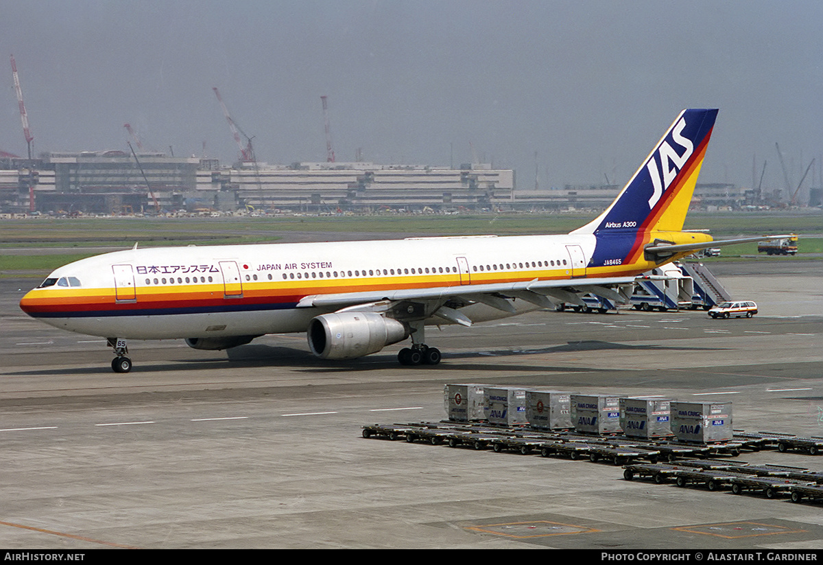 Aircraft Photo of JA8465 | Airbus A300B2K-3C | Japan Air System - JAS | AirHistory.net #342541