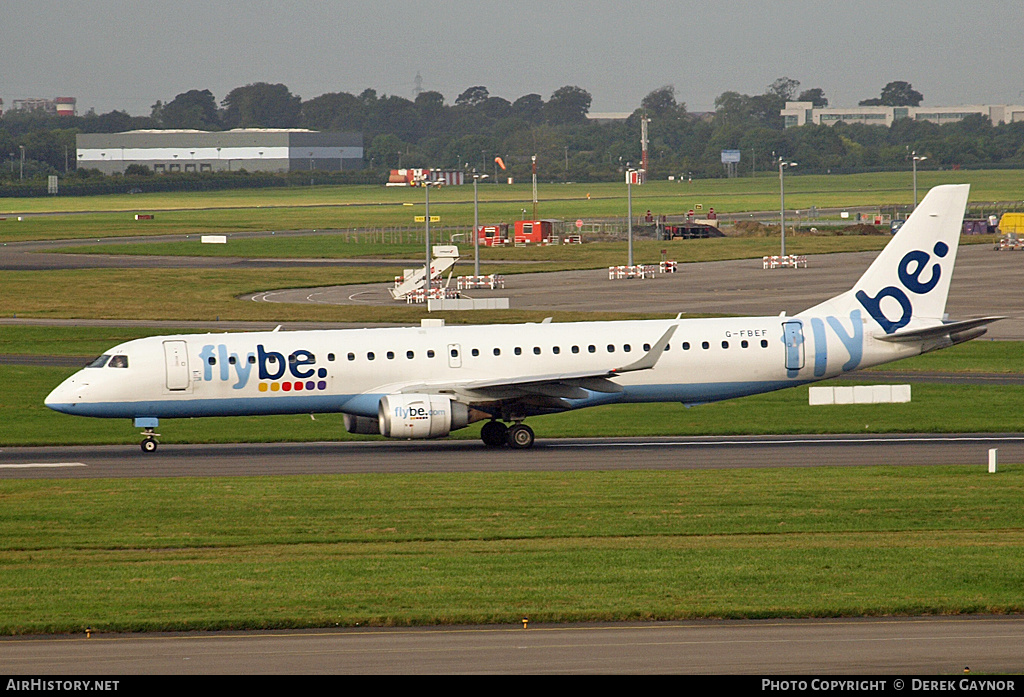 Aircraft Photo of G-FBEF | Embraer 195LR (ERJ-190-200LR) | Flybe | AirHistory.net #342551