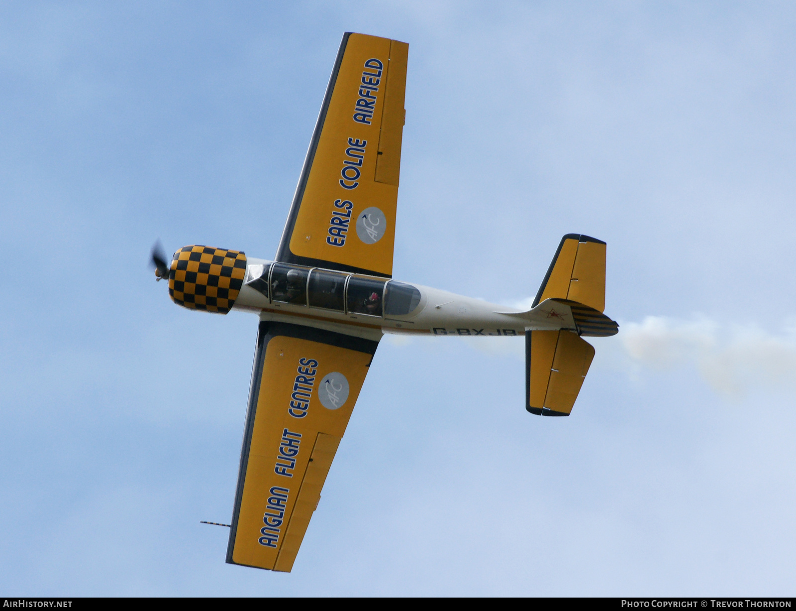 Aircraft Photo of G-BXJB | Yakovlev Yak-52 | AirHistory.net #342626