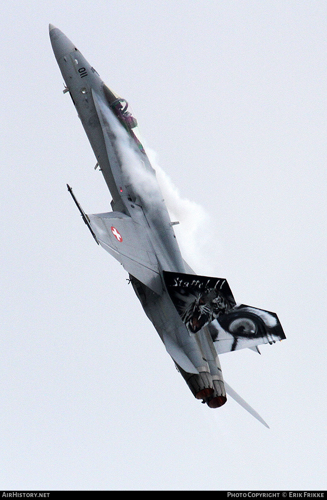 Aircraft Photo of J-5011 | McDonnell Douglas F/A-18C Hornet | Switzerland - Air Force | AirHistory.net #342627