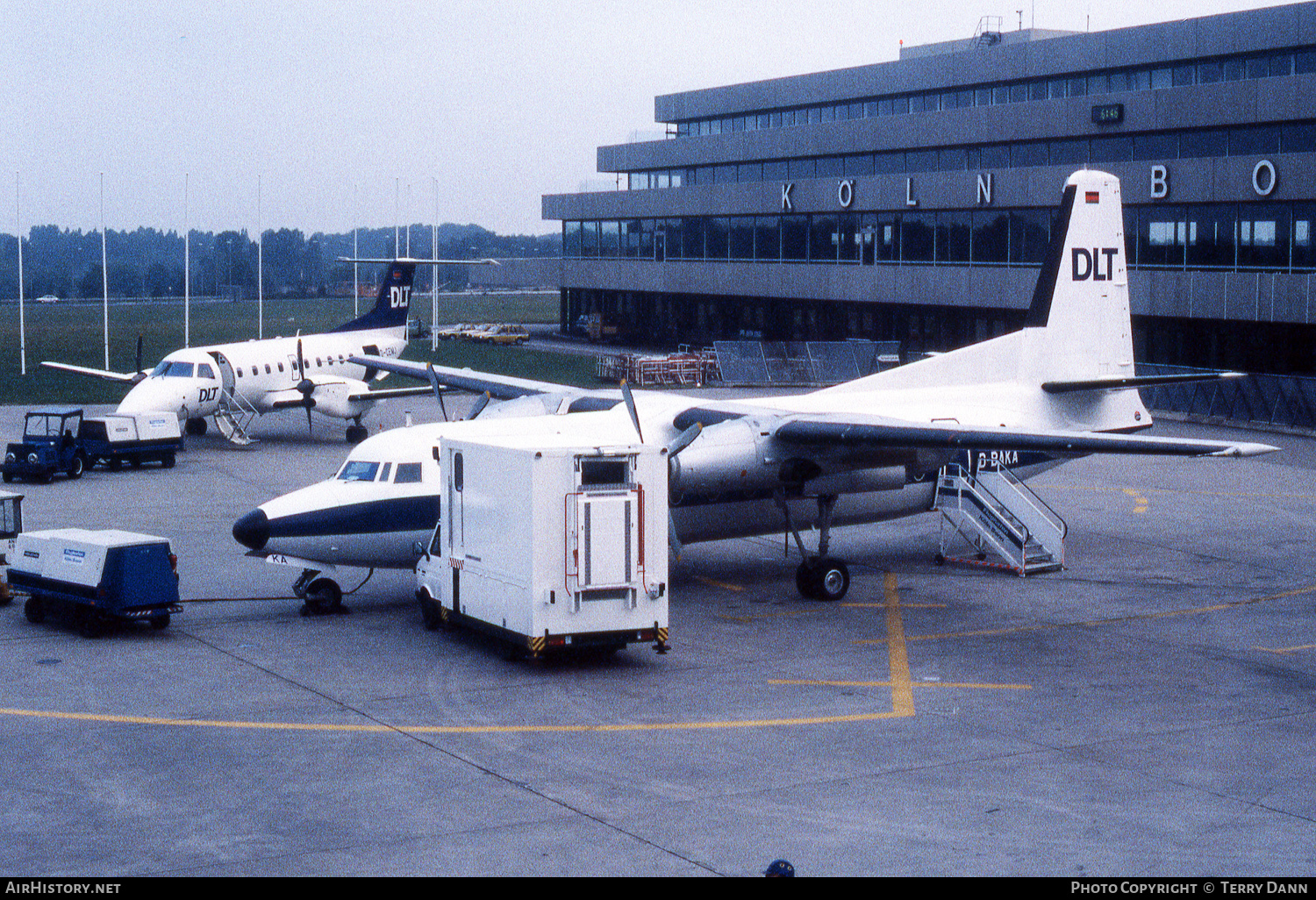 Aircraft Photo of D-BAKA | Fokker F27-100 Friendship | DLT - Deutsche Luftverkehrsgesellschaft | AirHistory.net #342651