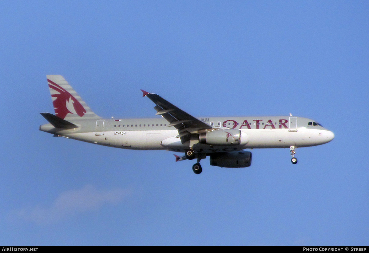 Aircraft Photo of A7-ADH | Airbus A320-232 | Qatar Airways | AirHistory.net #342665