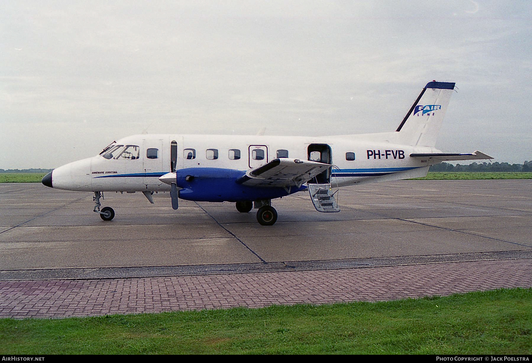 Aircraft Photo of PH-FVB | Embraer EMB-110P2 Bandeirante | Fairlines | AirHistory.net #342669