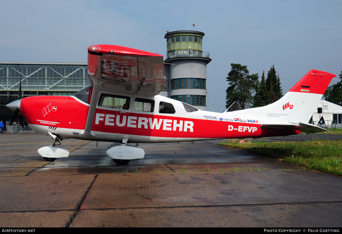 Aircraft Photo of D-EFVP | Cessna 206H Stationair | Feuerwehrflugdienst Niedersachsen | AirHistory.net #342672