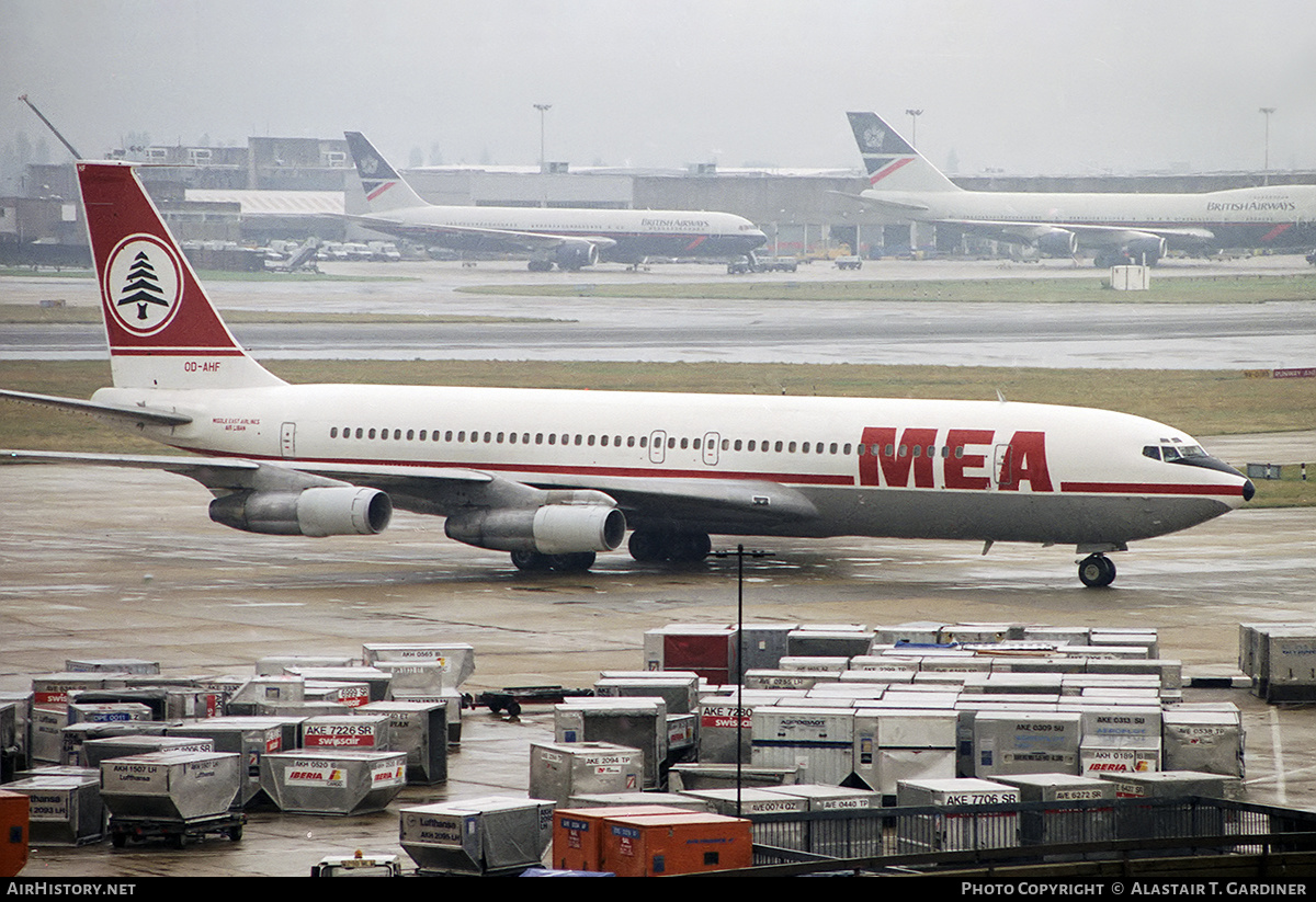 Aircraft Photo of OD-AHF | Boeing 707-323B | MEA - Middle East Airlines | AirHistory.net #342673