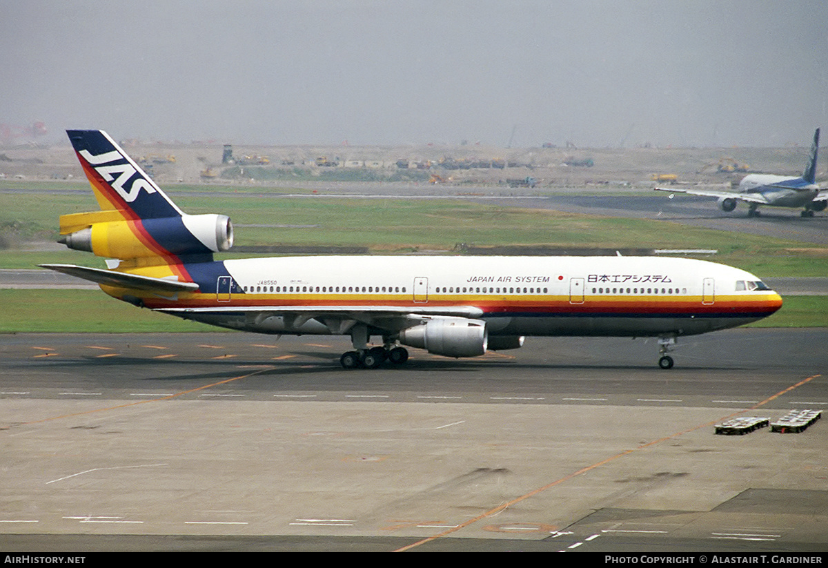 Aircraft Photo of JA8550 | McDonnell Douglas DC-10-30 | Japan Air System - JAS | AirHistory.net #342689