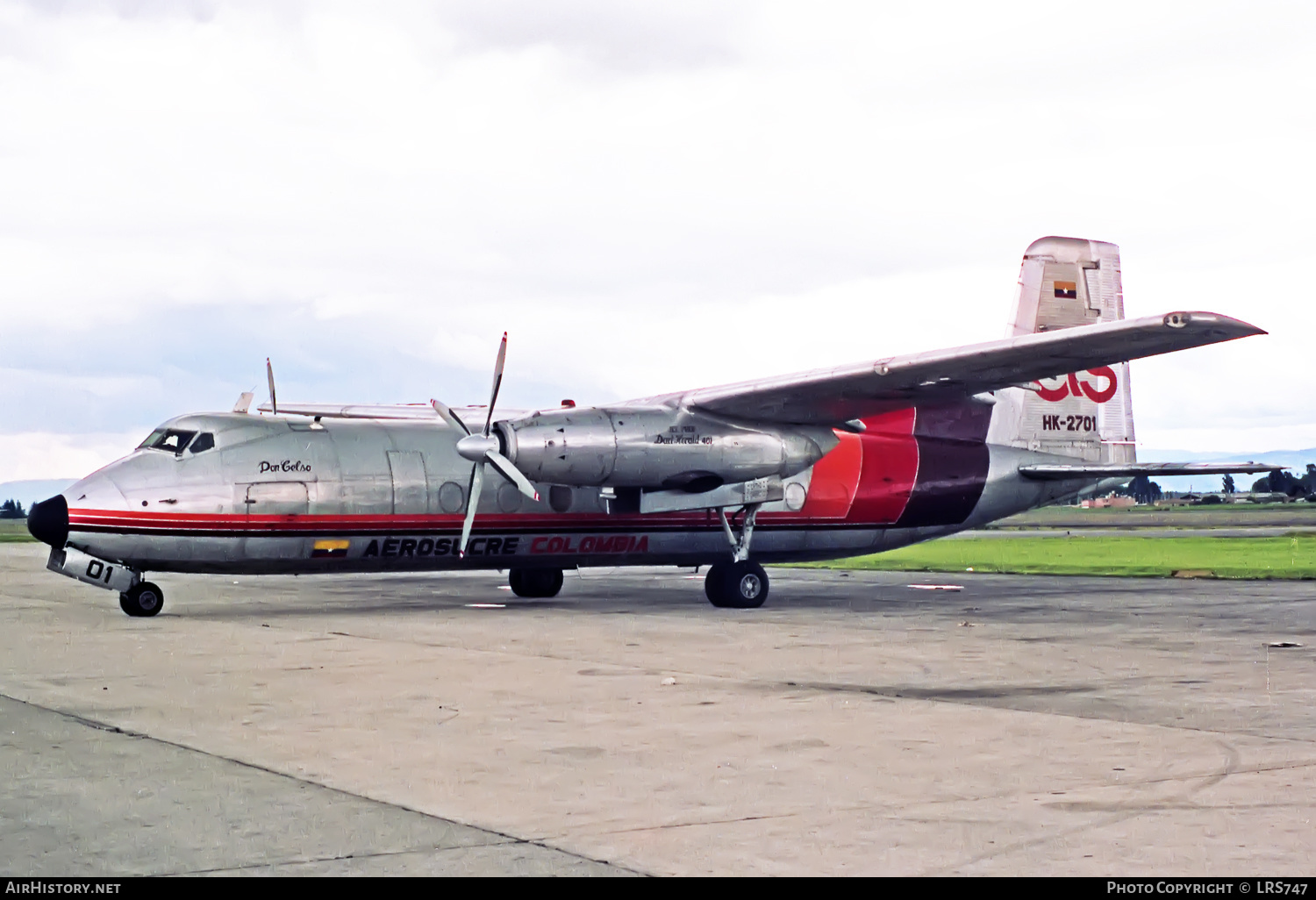 Aircraft Photo of HK-2701 | Handley Page HPR-7 Herald 401 | Aerosucre | AirHistory.net #342696