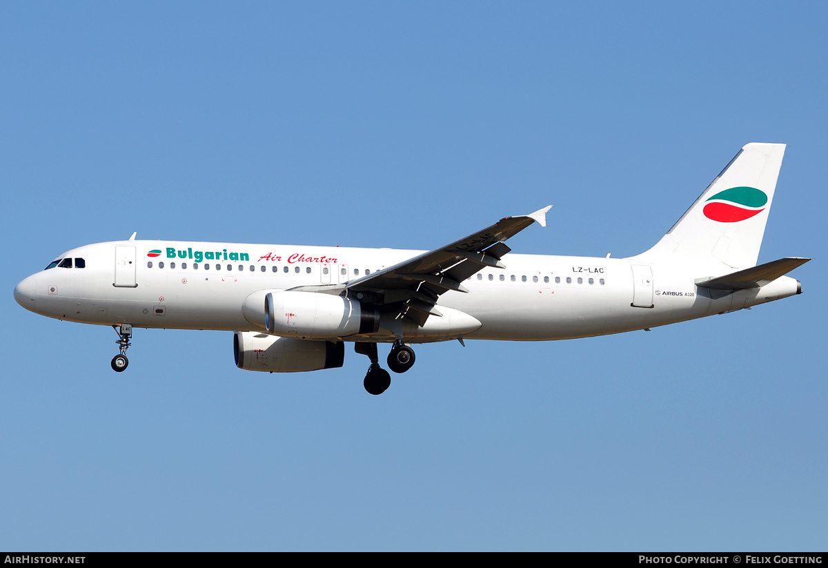 Aircraft Photo of LZ-LAC | Airbus A320-231 | Bulgarian Air Charter | AirHistory.net #342715