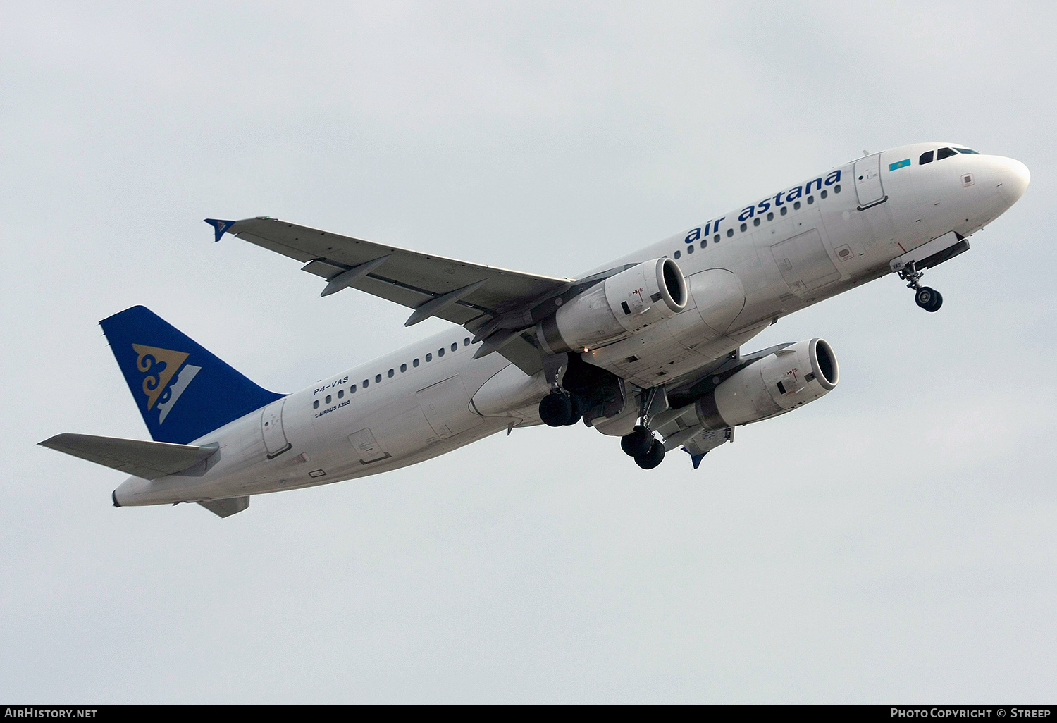 Aircraft Photo of P4-VAS | Airbus A320-232 | Air Astana | AirHistory.net #342737