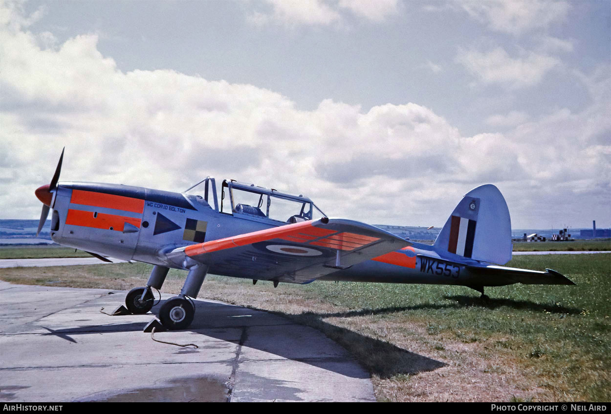 Aircraft Photo of WK553 | De Havilland Canada DHC-1 Chipmunk T10 | UK - Air Force | AirHistory.net #342760