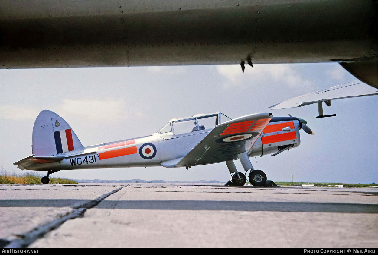 Aircraft Photo of WG431 | De Havilland Canada DHC-1 Chipmunk T10 | UK - Air Force | AirHistory.net #342773