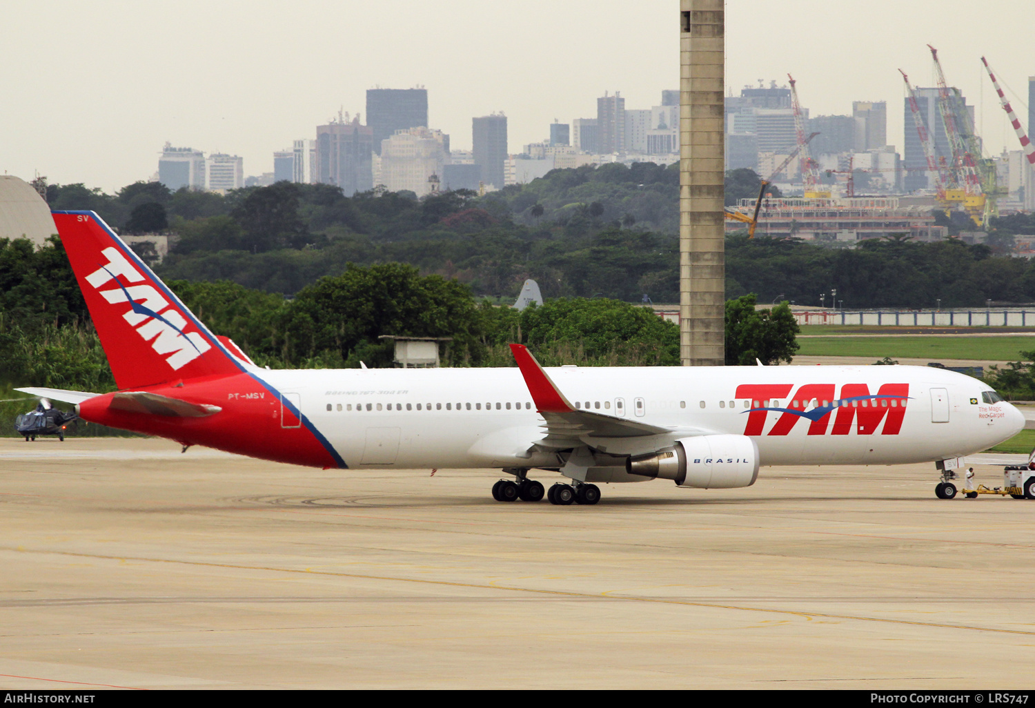 Aircraft Photo of PT-MSV | Boeing 767-316/ER | TAM Linhas Aéreas | AirHistory.net #342832