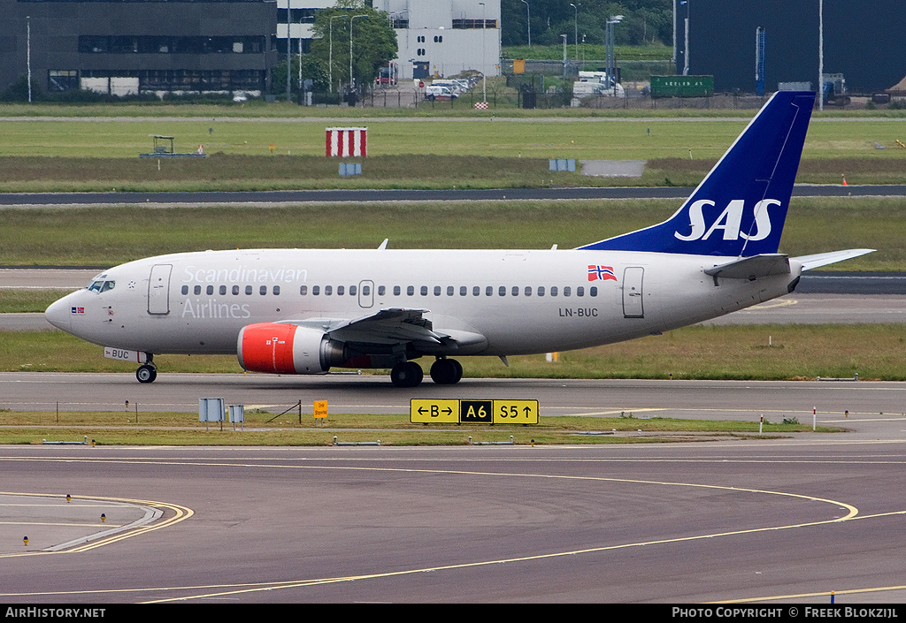 Aircraft Photo of LN-BUC | Boeing 737-505 | Scandinavian Airlines - SAS | AirHistory.net #342852