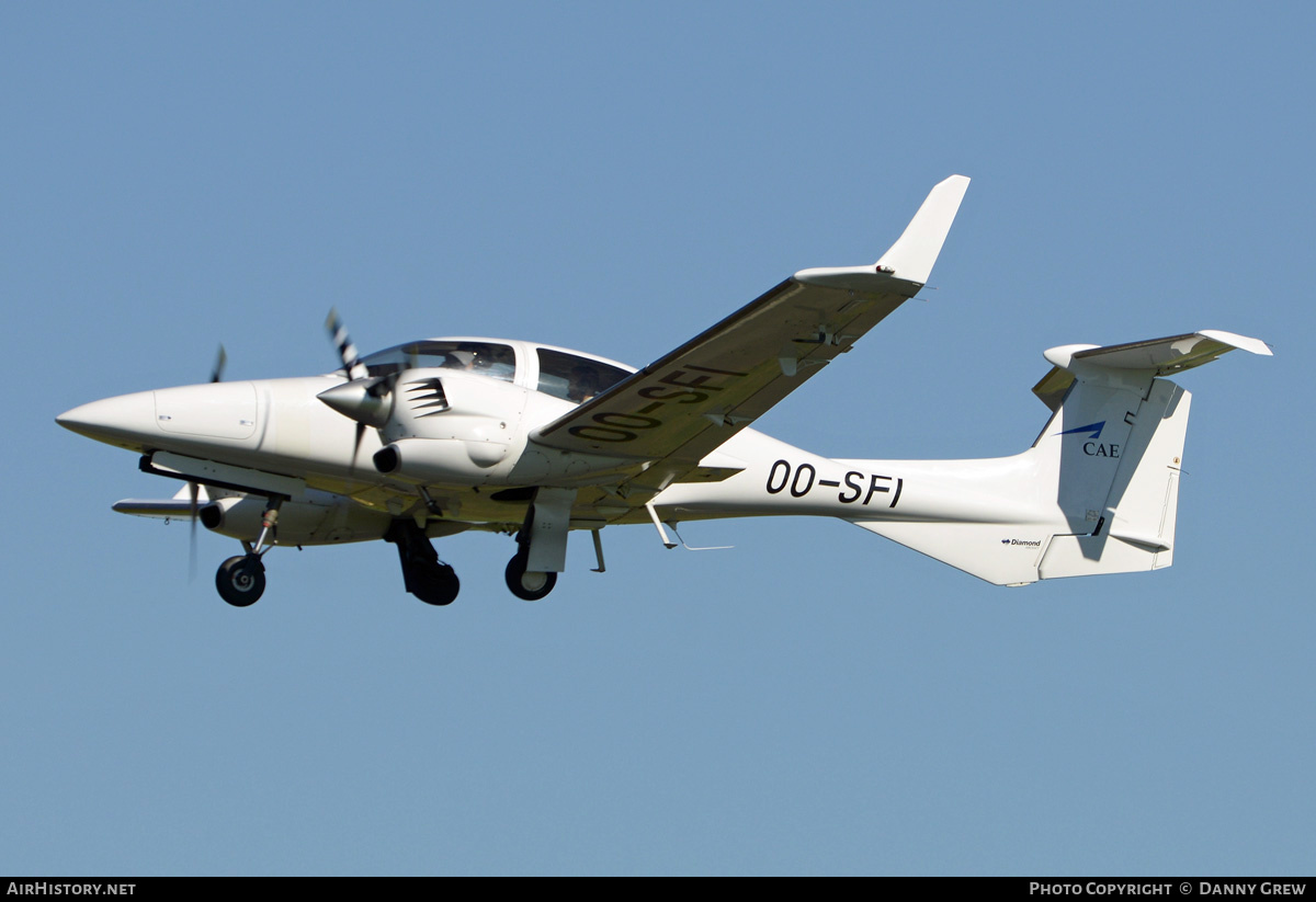 Aircraft Photo of OO-SFI | Diamond DA42 Twin Star | CAE Global Academy | AirHistory.net #342858