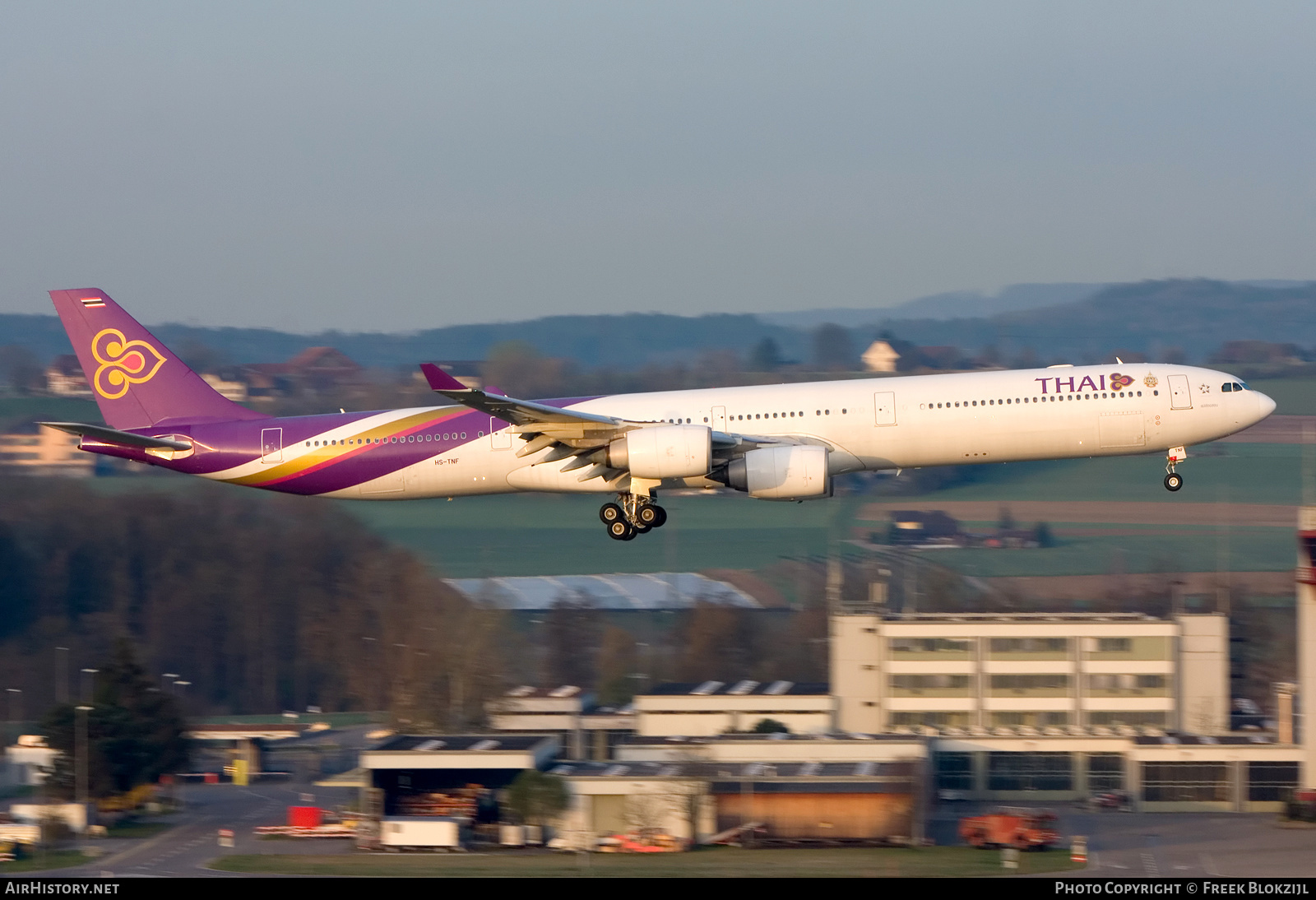 Aircraft Photo of HS-TNF | Airbus A340-642 | Thai Airways International | AirHistory.net #342860