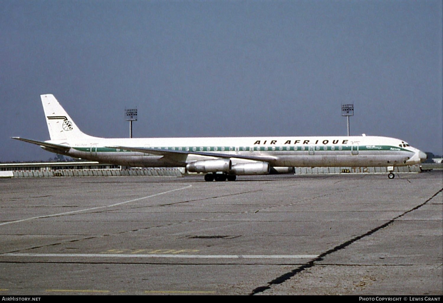 Aircraft Photo of TU-TCF | McDonnell Douglas DC-8-63CF | Air Afrique | AirHistory.net #342873