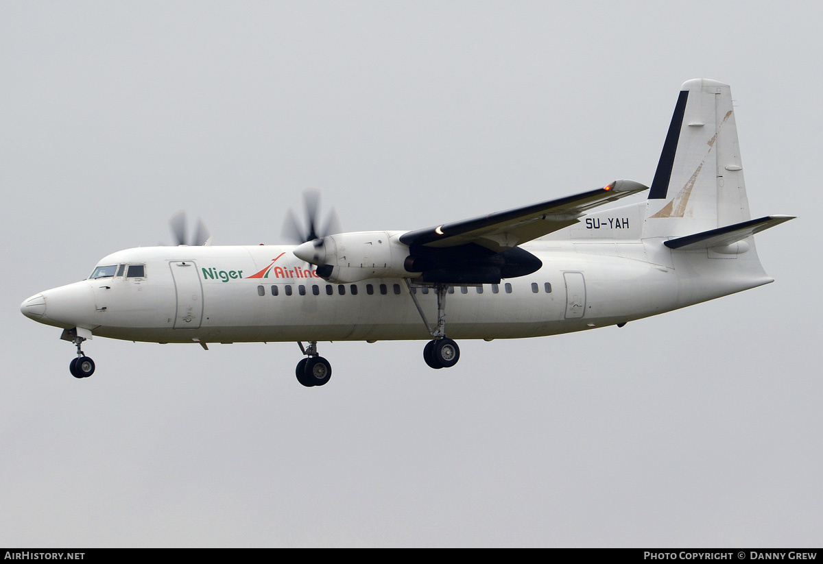 Aircraft Photo of SU-YAH | Fokker 50 | Niger Airlines | AirHistory.net #342884