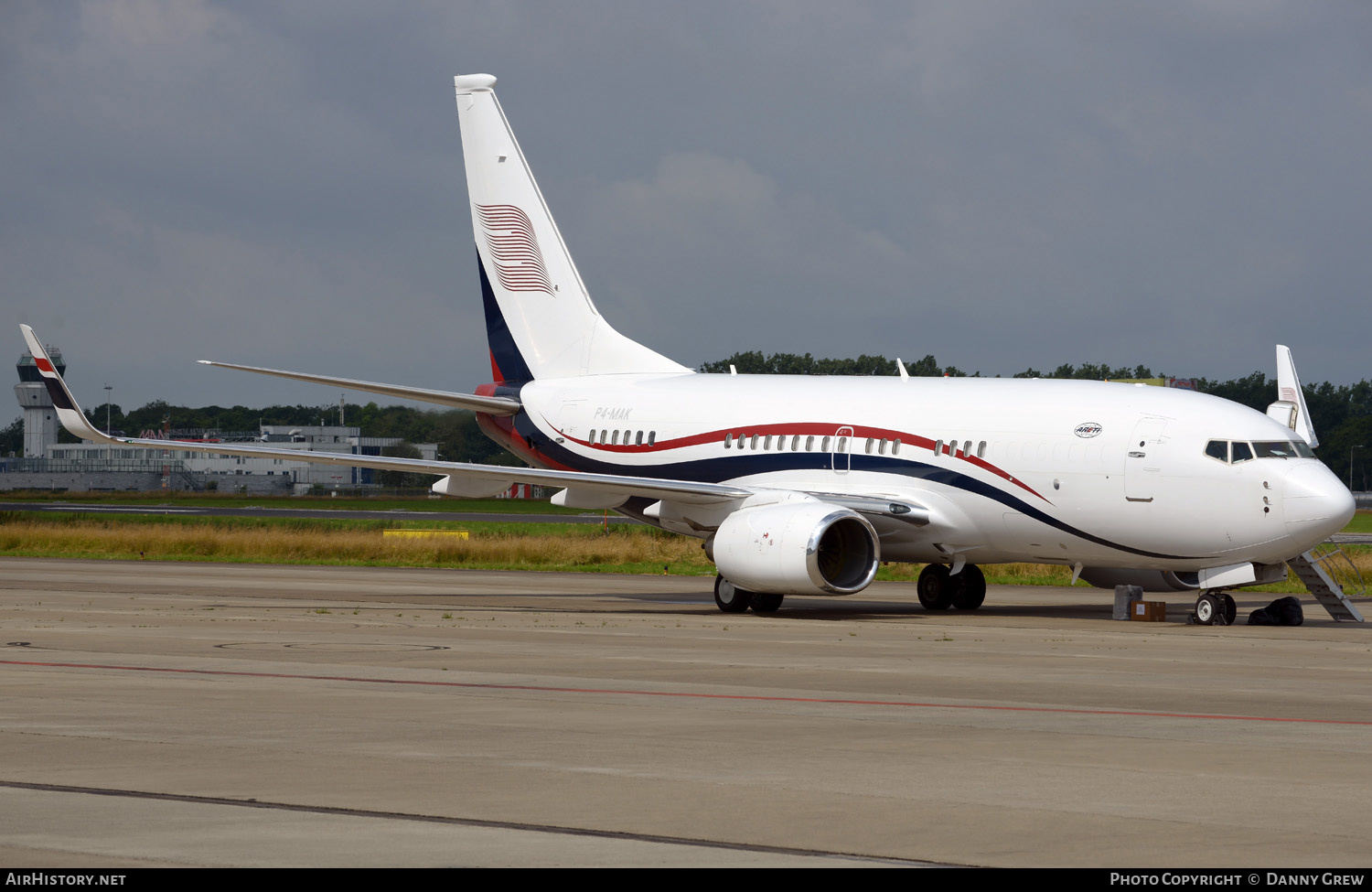 Aircraft Photo of P4-MAK | Boeing 737-7HZ BBJ | ARETI International Group | AirHistory.net #342889