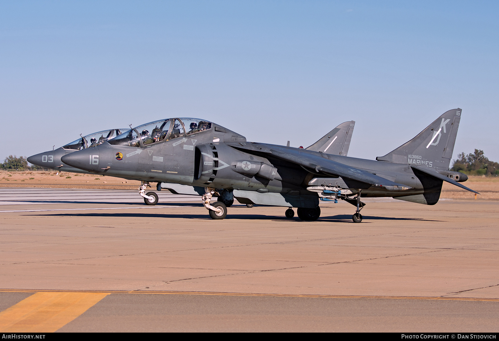 Aircraft Photo of 163860 | McDonnell Douglas TAV-8B Harrier II | USA - Marines | AirHistory.net #342909