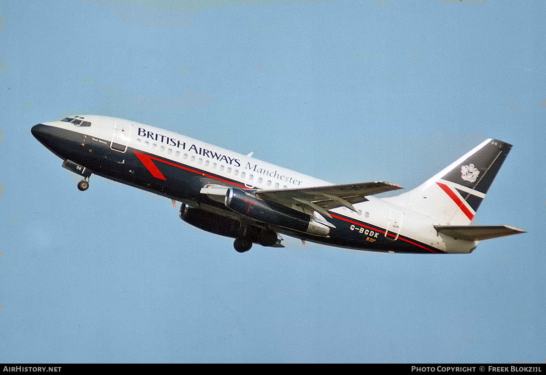 Aircraft Photo of G-BGDK | Boeing 737-236/Adv | British Airways Manchester | AirHistory.net #342913