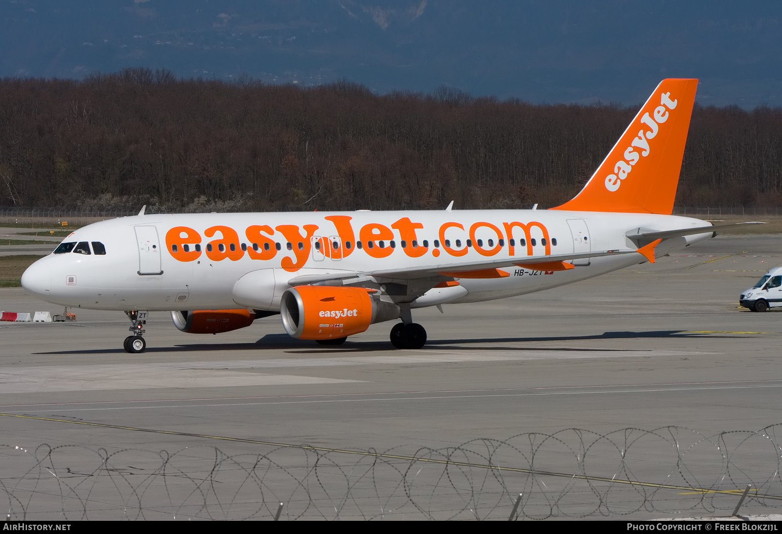 Aircraft Photo of HB-JZT | Airbus A319-112 | EasyJet | AirHistory.net #342921
