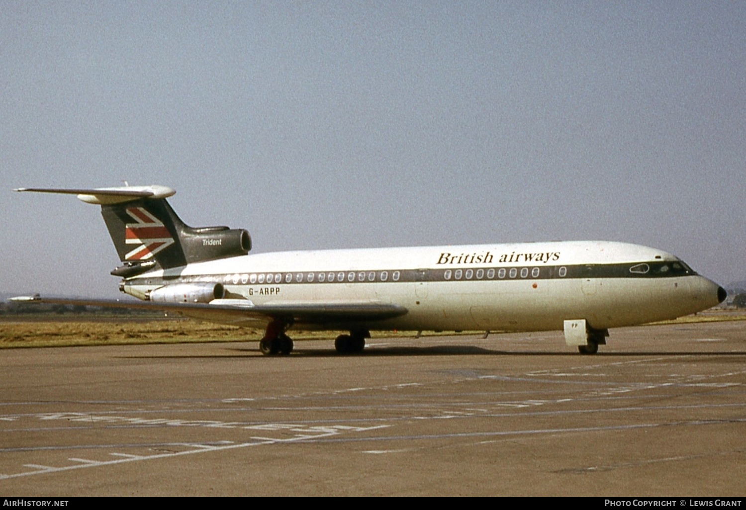 Aircraft Photo of G-ARPP | Hawker Siddeley HS-121 Trident 1C | British Airways | AirHistory.net #342942