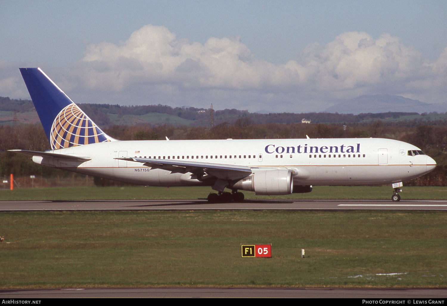 Aircraft Photo of N67158 | Boeing 767-224/ER | Continental Airlines | AirHistory.net #342943